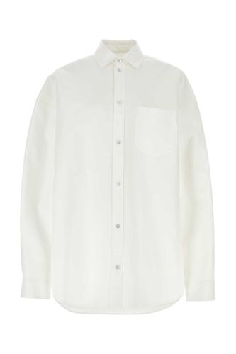 White Poplin Oversize Shirt - Balenciaga - Modalova