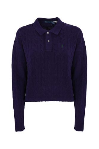 Cable-knit Polo Shirt In Wool And Cashmere - Polo Ralph Lauren - Modalova