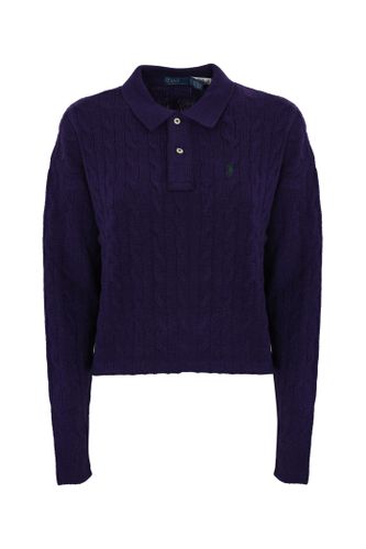 Cable-knit Polo Shirt In Wool And Cashmere - Polo Ralph Lauren - Modalova