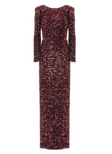 Sequin-embroidered Carpet Dress - Elisabetta Franchi - Modalova