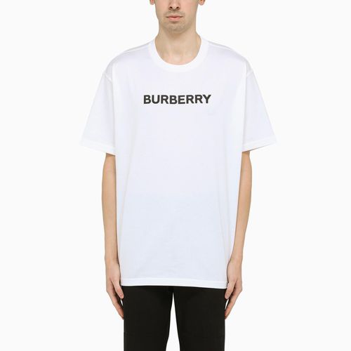 Oversize T-shirt With Logo - Burberry - Modalova