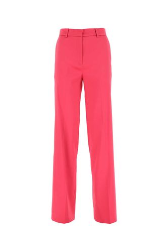 Fuchsia Stretch Polyester Blend Wide-leg Pant - Magda Butrym - Modalova