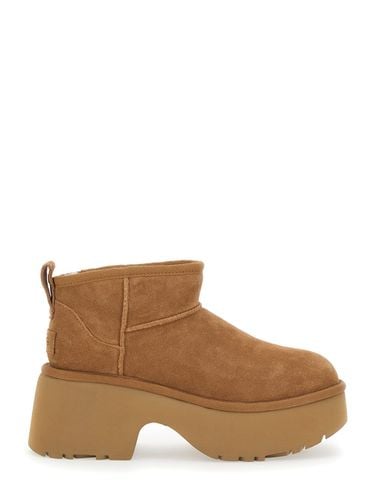 Brown ultra Mini New Heights Boots In Suede Woman - UGG - Modalova