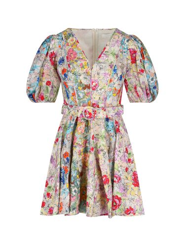 Zimmermann Printed Linen Mini Dress - Zimmermann - Modalova