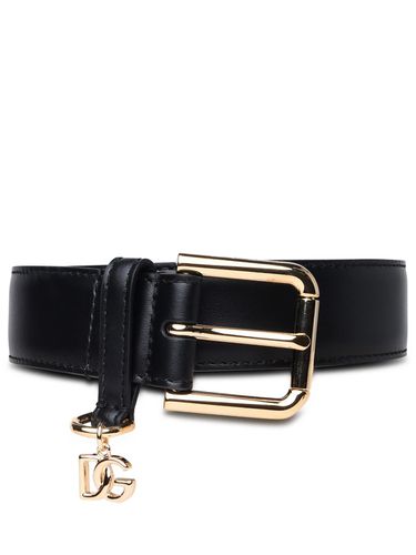 Dolce & Gabbana Black Leather Belt - Dolce & Gabbana - Modalova