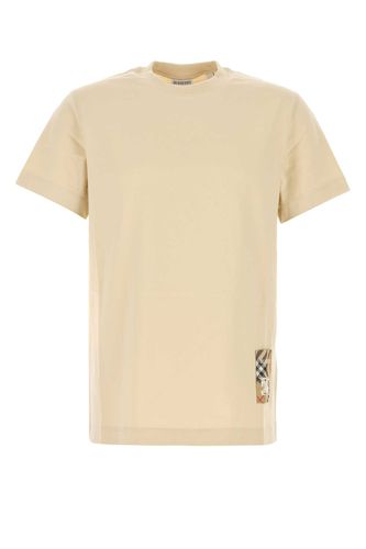 Burberry Beige Cotton T-shirt - Burberry - Modalova