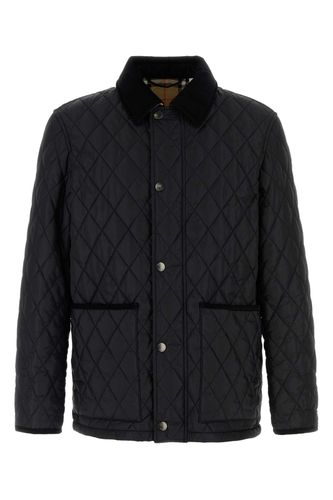 Burberry Black Nylon Jacket - Burberry - Modalova