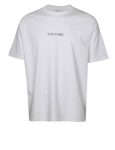 Lanvin Cotton T-shirt With Logo - Lanvin - Modalova