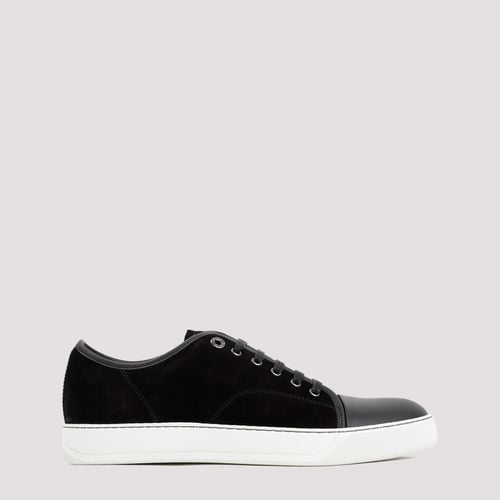 Suede And Nappa Captoe Low To Sneakers - Lanvin - Modalova