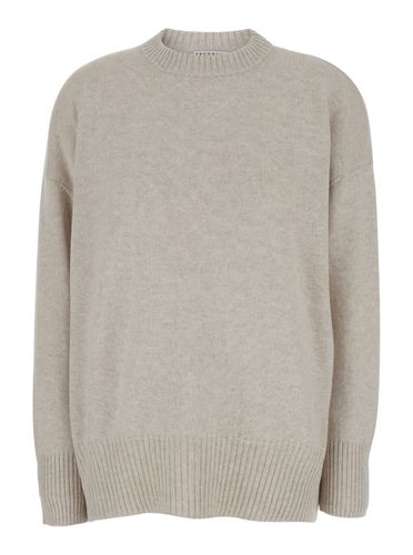 Oversized Sweater With Ribbed Trim In Cashmere Woman - Brunello Cucinelli - Modalova