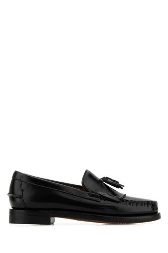 Sebago Black Leather Paul Loafers - Sebago - Modalova