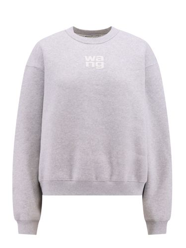 Sweatshirt With Toweling Logo - Alexander Wang - Modalova