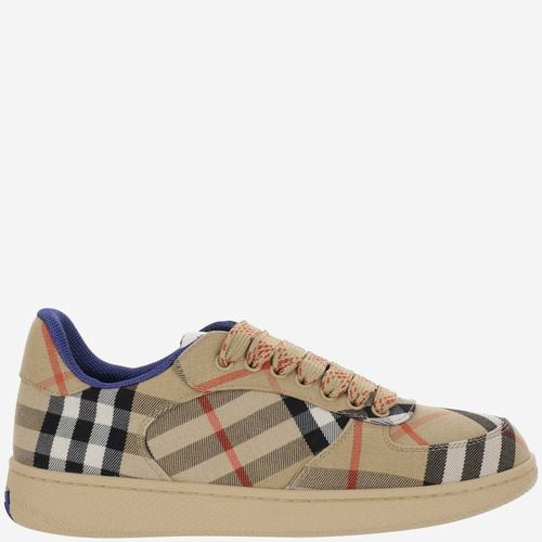 Terrace Sneakers With Check Pattern - Burberry - Modalova