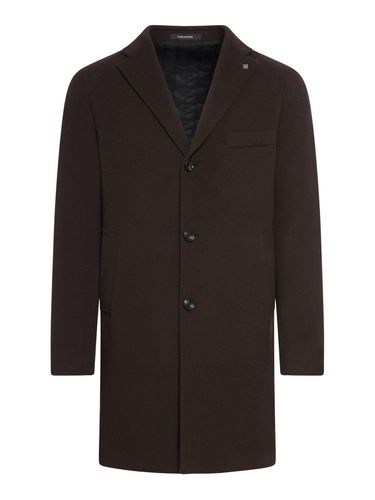 Pocketed Single-breasted Coat - Tagliatore - Modalova