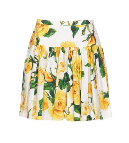Floral Printed Mini Skirt - Dolce & Gabbana - Modalova