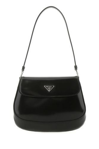 Black Leather Cleo Shoulder Bag - Prada - Modalova