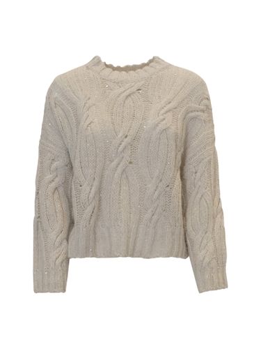 Antonelli Golia Beige Wool Sweater - Antonelli - Modalova