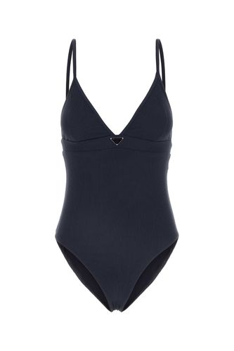 Midnight Blue Stretch Nylon Swimsuit - Prada - Modalova