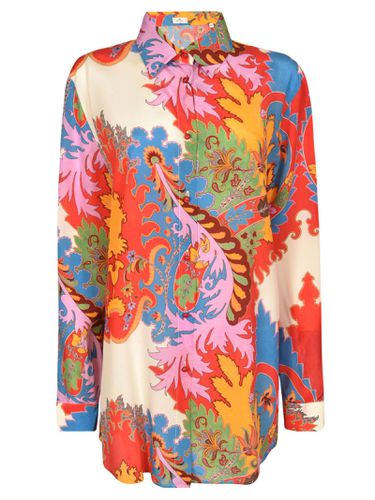 Multicoloured Paisley Print Silk Shirt - Etro - Modalova