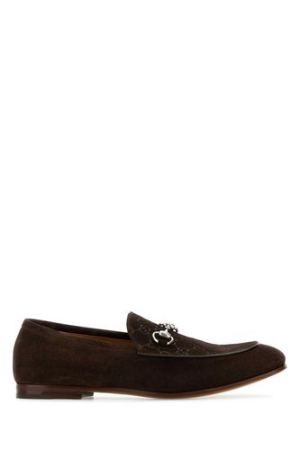 Gucci Brown Suede Loafers - Gucci - Modalova