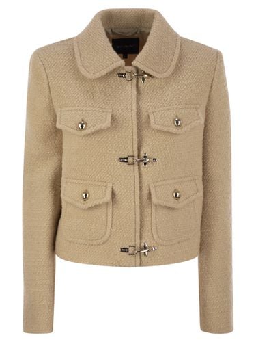 Fay 3-hook Wool Jacket - Fay - Modalova