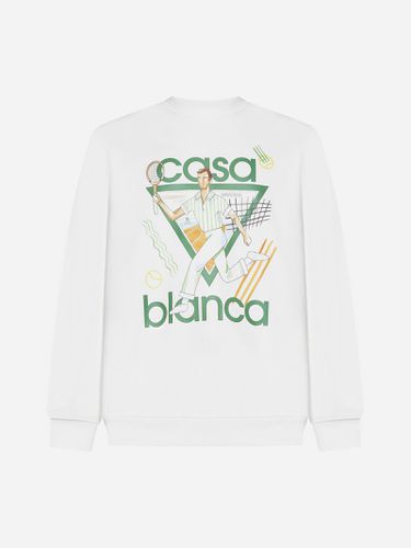Casablanca Le Jeu Cotton Sweatshirt - Casablanca - Modalova
