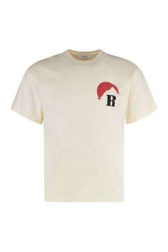 Rhude Logo Cotton T-shirt - Rhude - Modalova