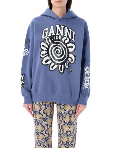 Ganni Flower Hoodie - Ganni - Modalova