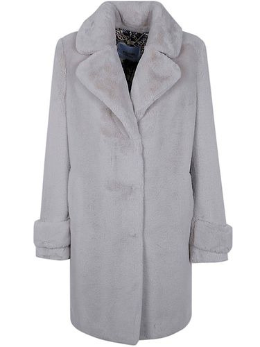 Blugirl Long Sleeved Faux Fur Coat - Blugirl - Modalova