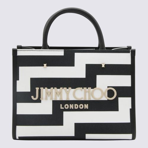 Black And White Avenute Medium Tote Bag - Jimmy Choo - Modalova