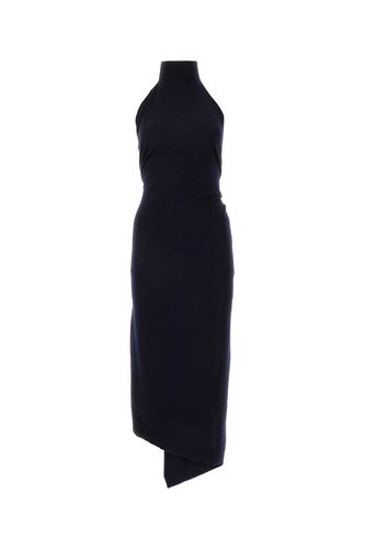 Midnight Blue Stretch Wool Blend Dress - Fendi - Modalova