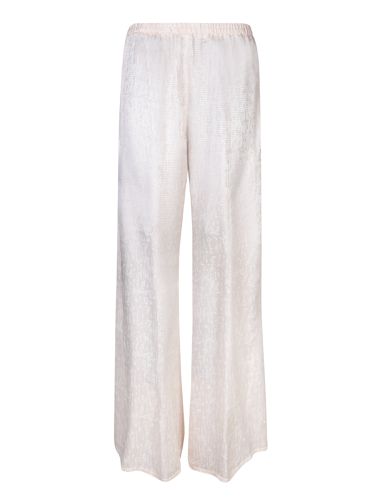 Forte_Forte Microdamier Ivory Trousers - Forte Forte - Modalova