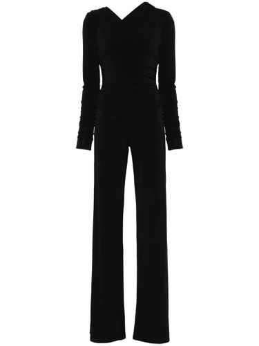 The Andamane Black Draped Jumpsuit - The Andamane - Modalova