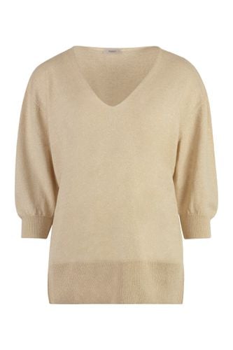 Agnona Cashmere And Linen Sweater - Agnona - Modalova