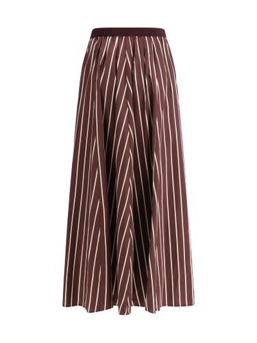 Forte_Forte Striped Satin Long Skirt - Forte Forte - Modalova