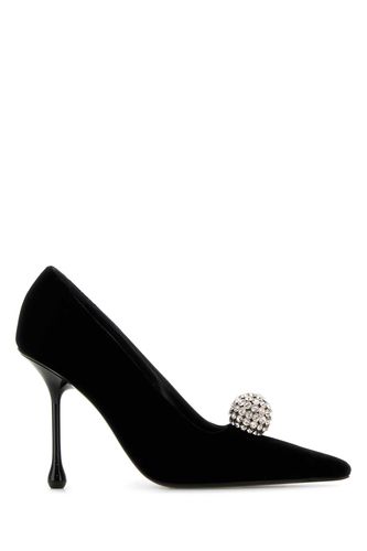 Jimmy Choo Black Velvet Orb Pumps - Jimmy Choo - Modalova