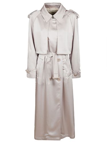 Rear Slit Double-breasted Trench - Herno - Modalova