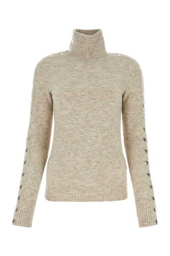 Melange Sand Nylon Blend Malo Sweater - Isabel Marant - Modalova