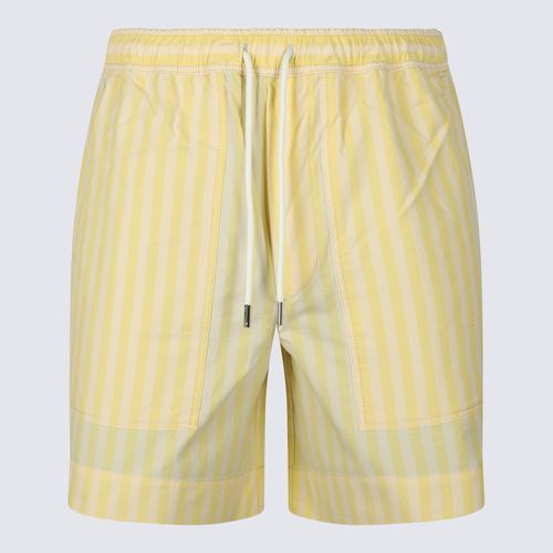 Light Yellow Cotton Shorts - Maison Kitsuné - Modalova