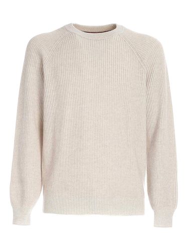 Ribbed Knit Sweater - Brunello Cucinelli - Modalova