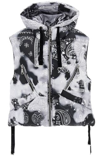 Bandana Print Iconic Down Vest - Khrisjoy - Modalova