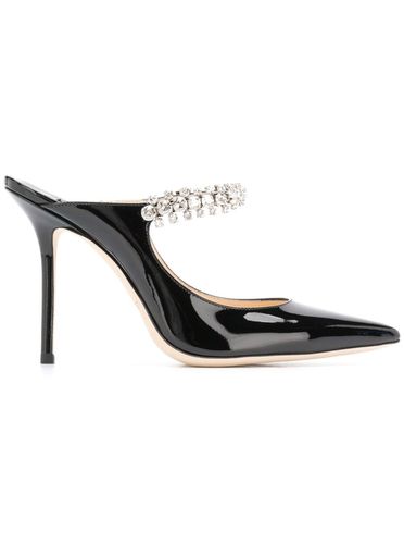 Pumps With Crystal Strap In Patent Leather Woman - Jimmy Choo - Modalova