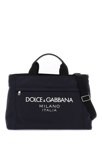 Nylon Logo Shopping Bag - Dolce & Gabbana - Modalova