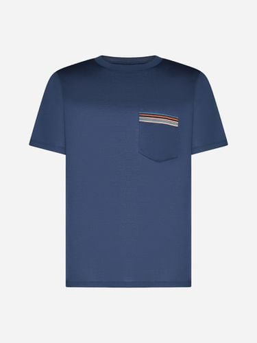 Striped Pocket Cotton T-shirt - Paul Smith - Modalova
