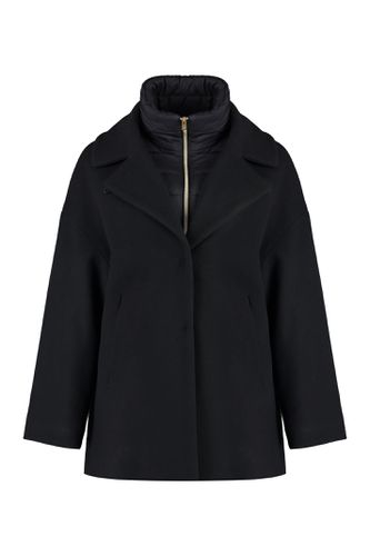 Herno Wool Double Front Coat - Herno - Modalova