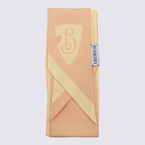 Burberry Pink Silk Scarves - Burberry - Modalova