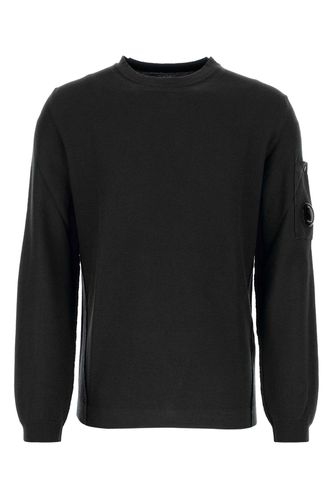 C. P. Company Black Cotton Sweater - C.P. Company - Modalova