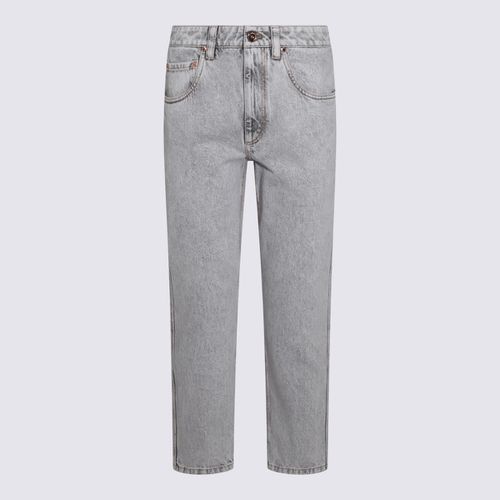 Grey Cotton Denim Jeans - Brunello Cucinelli - Modalova