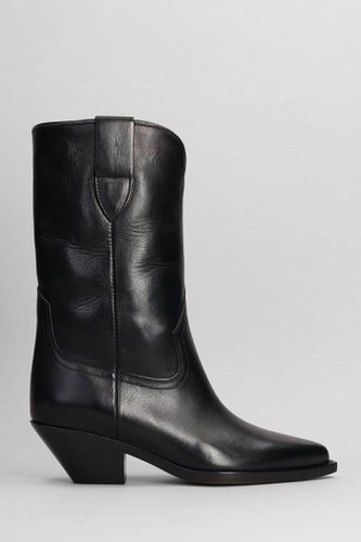 Dahope Leather Cowboy Boots - Isabel Marant - Modalova