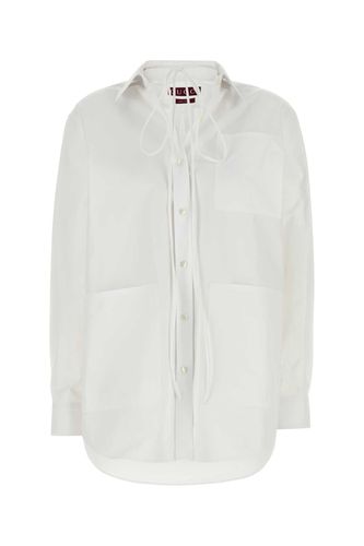 Gucci White Poplin Shirt - Gucci - Modalova